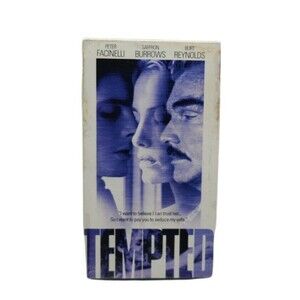 Tempted Promo/Screener VHS Full Length Sealed Burt 2001 Thriller Burt Reynolds